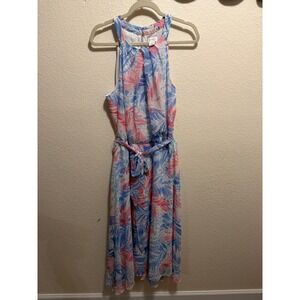 Nicole Miller New York Leaf dress Size 16